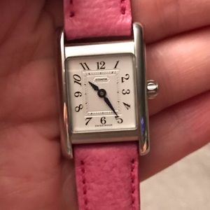 Coach Accessories - Coach Leather and Silver Watch Coach Accessories - Coach Leather and Silver Watch